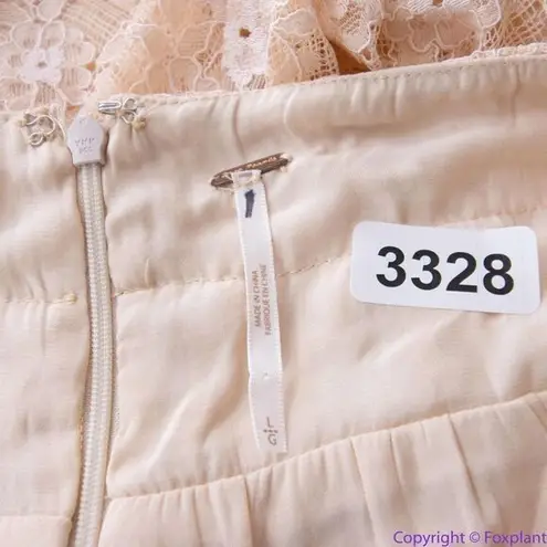 Free People NEW  Lexi Strappy Lace Romper, L‎