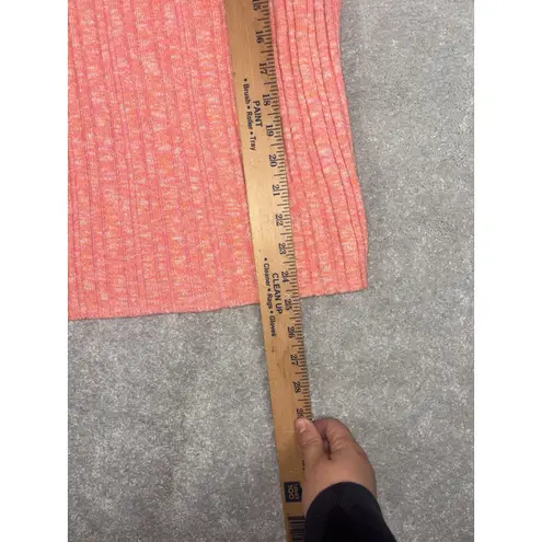 Pilcro Anthropologie Sleeveless Top Ribbed Knit Sweater Tank Coral Casual Large