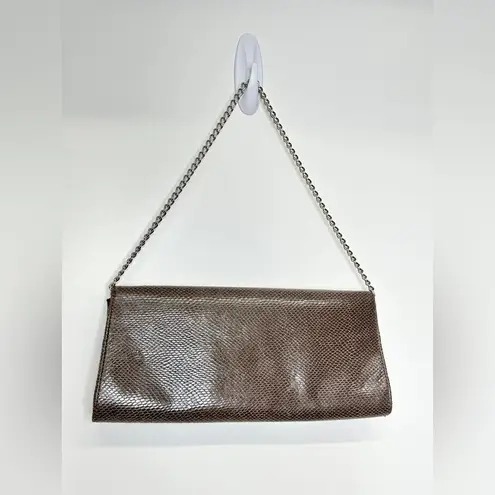 Rampage  Women’s Clutch Bag‎ in Brown With Chain Medium Bag