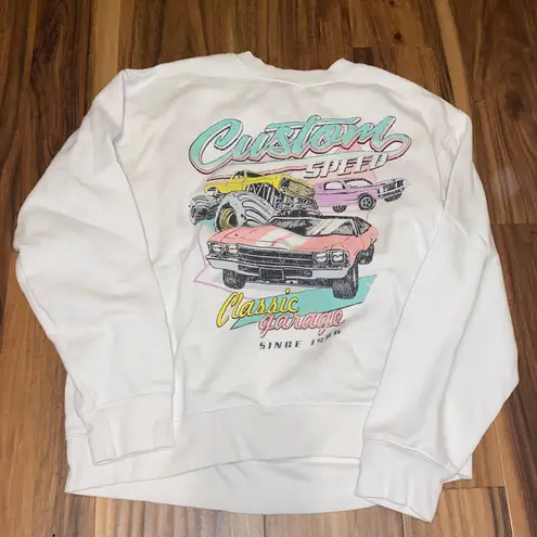 Forever 21 Vintage Pastel Car Crewneck 