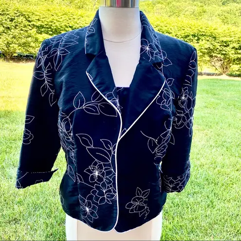 Collections by Lourea 2 Piece Jacket Black Size L