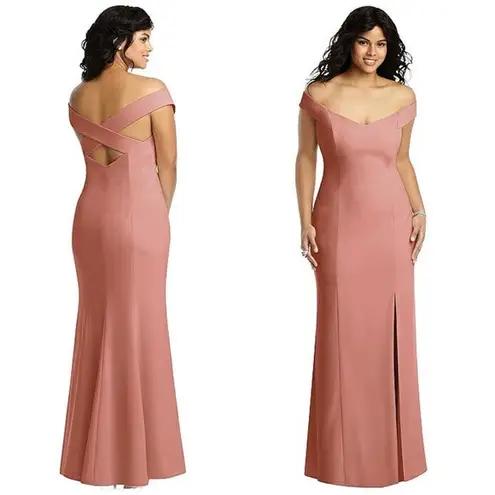 Dessy Collection Crepe Off