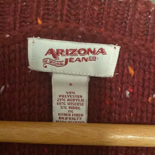 Arizona Jeans Arizona Jean Company Red Knit Sweater Size Small