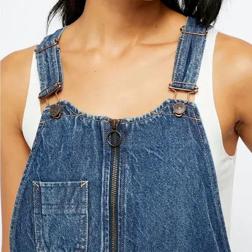 Free People NWOT  Sunkissed Short Overalls