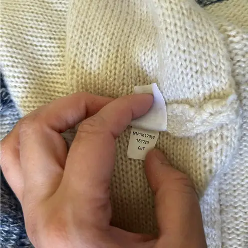 New Directions Curvy Crewneck Colorblock Sweater Plus Size 3X Blue