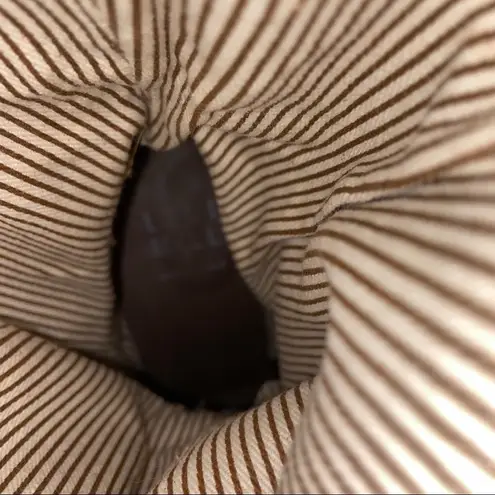 Lilimill Leather Mid Calf Heeled Cognac Boots 36 Size 5.5