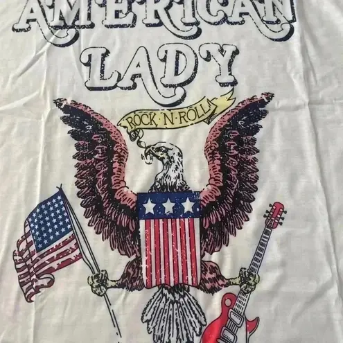 💥🆕American Flag Eagle American Lady T