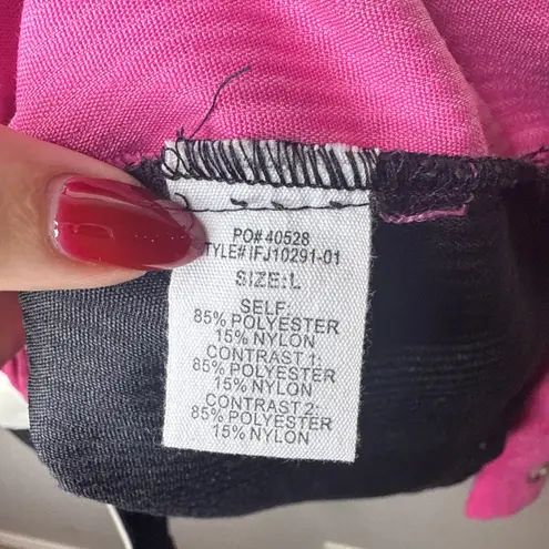 Fantastic Fawn Oversized Colorblock Corduroy Tunic Top Shacket Size Large Pink