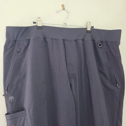 Healing Hands Gray Jogger Scrub Pants