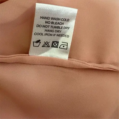 L'Academie Revolve The Wrap Pale Orchid XS Powder Pink Wrap Cami Top