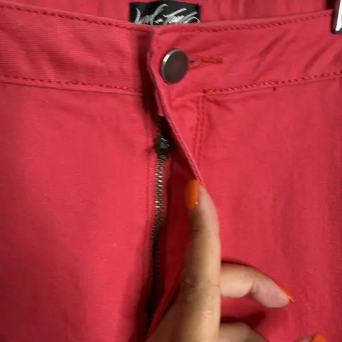 NWT Lord & Taylor Women's Straight Leg Jean In Coral Size 20W Stretch