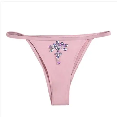Sexy Embellished Cheeky Bikini Small