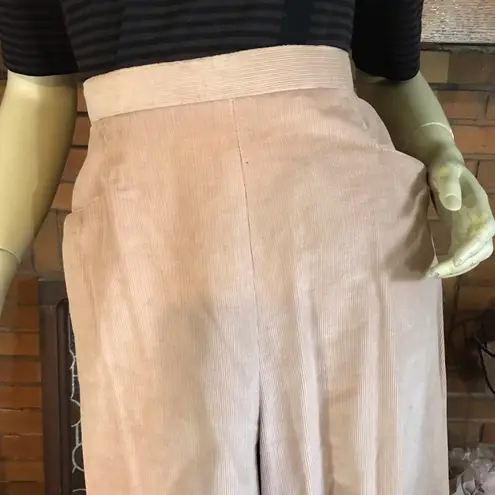 VINTAGE 1970'S PANT HER TAN CORDUROY GAUCHO PANTS (M) Size M