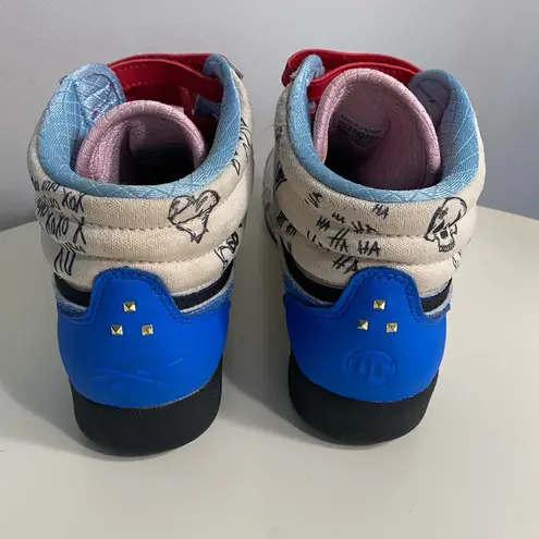 Reebok Freestyle High Harley Quinn DC Comics Sneaker Shoes Women’s Size 7.5