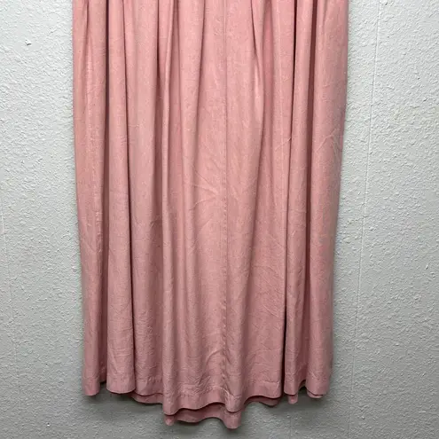 Fitting Image Vintage Pull On Midi Skirt Womens 16 Classic Retro Barbiecore Pink