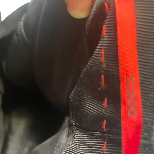 Hugo Boss Black Blue Metallic Textured Sheath Mini Skirt Size Small