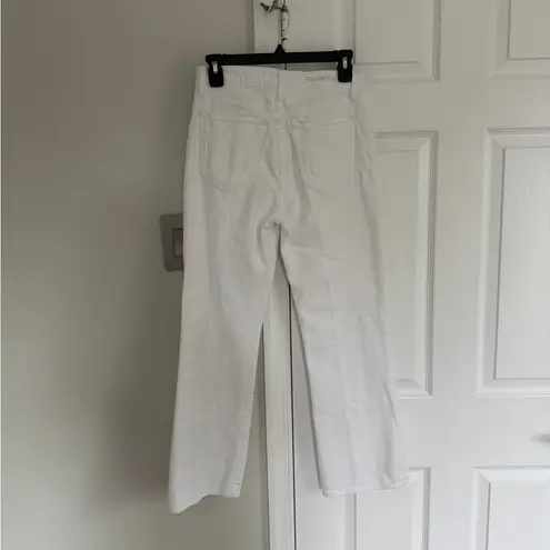 Favorite Daughter Jeans The Erin Crop Boot Leche Women’s 26 White Preppy