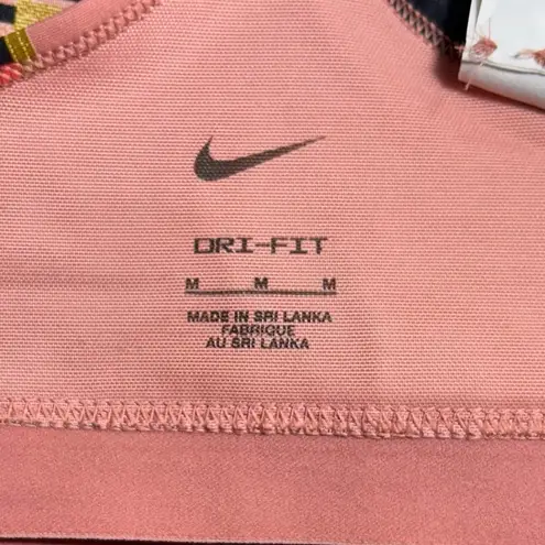 Nike  Indy Light Support Non-Padded Block-Print Patchwork Sports Bra Size M