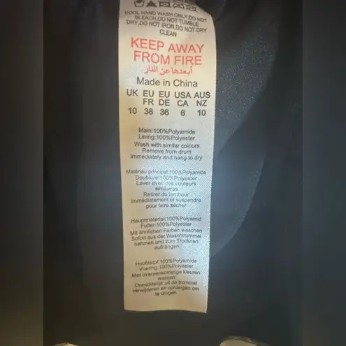 Pretty Little Thing NWT , BLACK MESH CORSET DETAIL RUCHED‎ BODYCON DRESS, 6