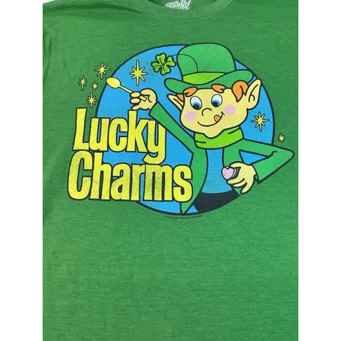 TEE LUV Lucky Charms Green Women's Tee SIZE XL Graphic Tee