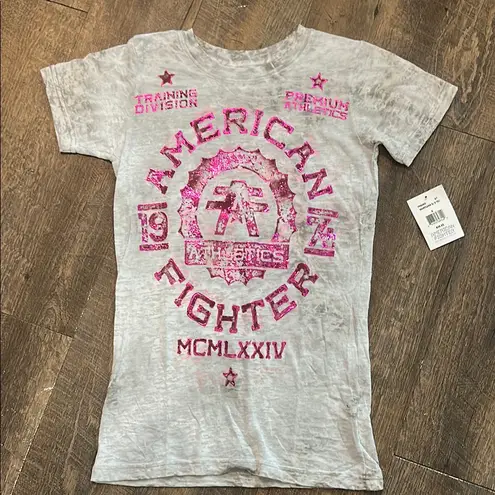 American Fighter MARYLAND Women's T-Shirt Biker MMA Biker MMA NEW SMALL
