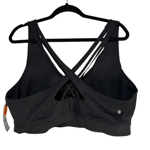 Ideology Black Sports Bra Crisscross Back Low Impact Performance Size 3X - Image 13