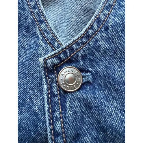 American Eagle NWT  Blue Denim Vest Size Small