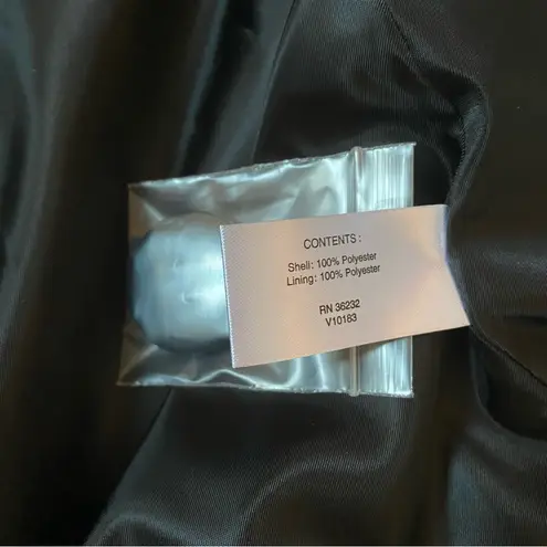 Gallery NWT 🖤 NY Woman A-Line Lined Water-Repellent, Long 42” Raincoat, Black 1X