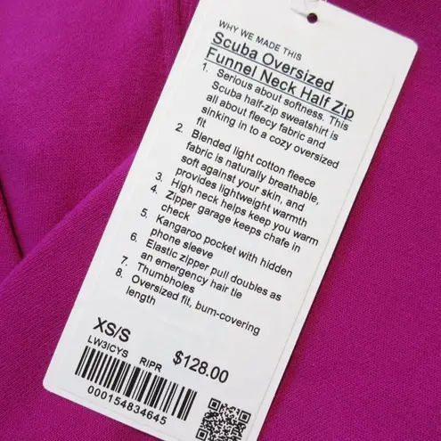 NWT Lululemon Scuba Oversized Funnel