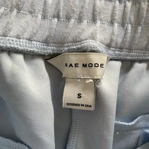 Rae Mode Soft Lounge Shorts Small Women’s Light Blue Drawstring Casual Comfy Ath