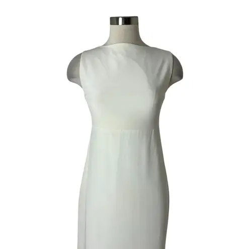 Alexandra Grecco Viola Silk Wedding Gown Ivory Size 8 Open Back White