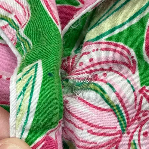 Lilly Pulitzer  Pick of the Bunch Pajama Top Floral Long‎ Sleeve Button Up L READ