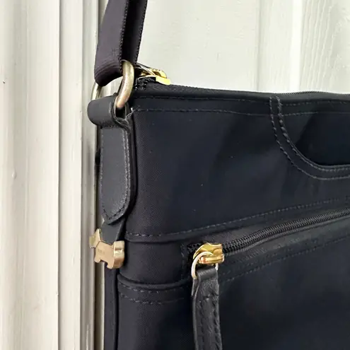 Radley London Navy Blue Ink Nylon Pocket Essentials Small Top Zip Crossbody