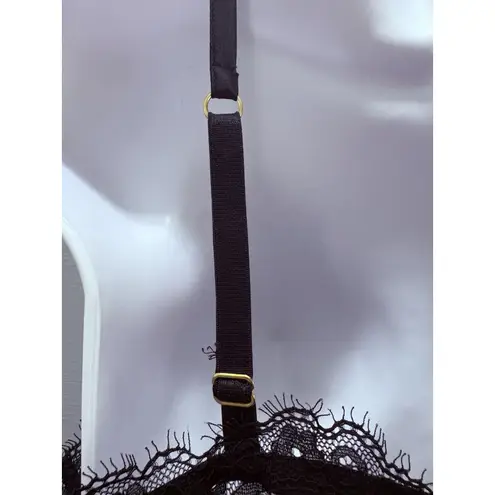 Soma Sheer Lace Nightie Size S Black Dress Whimsigoth Feminine Vampire Grunge