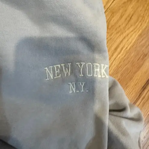 Brandy Melville John Galt Light Blue New York Rosa Sweatpants