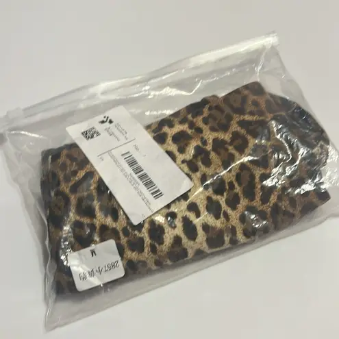 Women’s Leopard Cheetah Mini Bodycon Skort. Size M Brown Size M