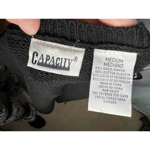 sweater vest fall harvest pattern Gray Size M