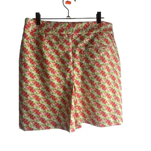 Peter Millar  Golf Skirt Skort Womens 10 Multicolor Floral Pockets Athleisure