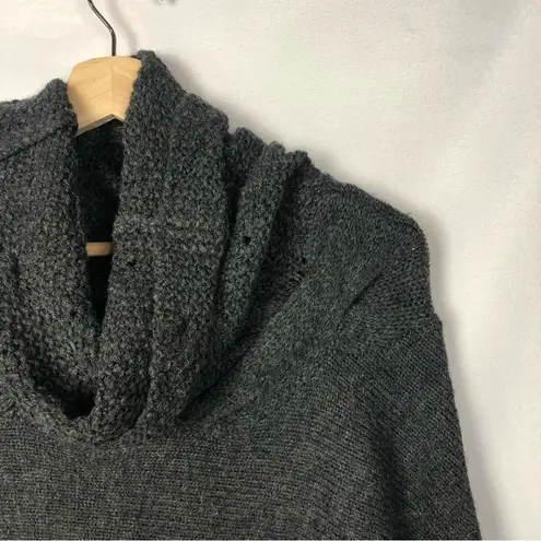 Vince  Dark Gray Wool Alpaca Blend Cowl Neck Batwing Sweater M