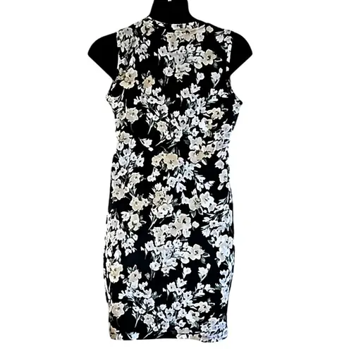 Isaac Mizrahi Live! Regular Floral Printed Henley Tank Dress Size Medium NWOT