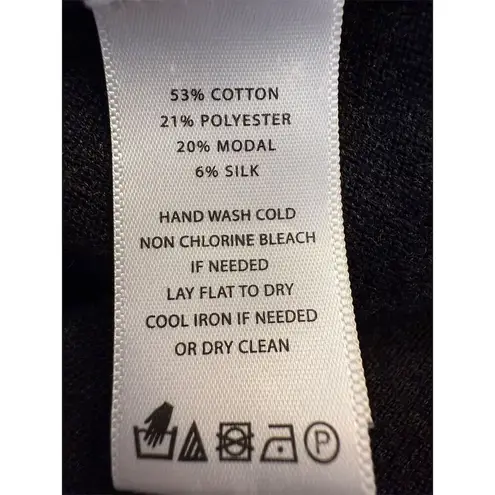 Lilla P Women's Turtleneck Sweater Gray Size S Modal/Silk