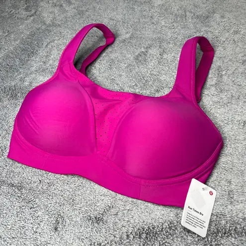 Lululemon Run Times Bra Ripened Raspberry (RIPR) Size 32DDD NWT *Adjustable*