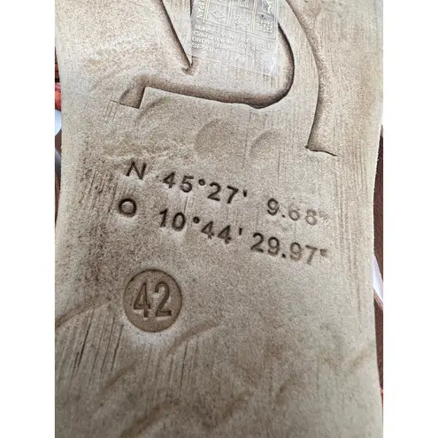 A.S. 98 Labo Genuine Leather Wrap Platform Sandals in Burnt Orange EU 42 Boho Size 10.5