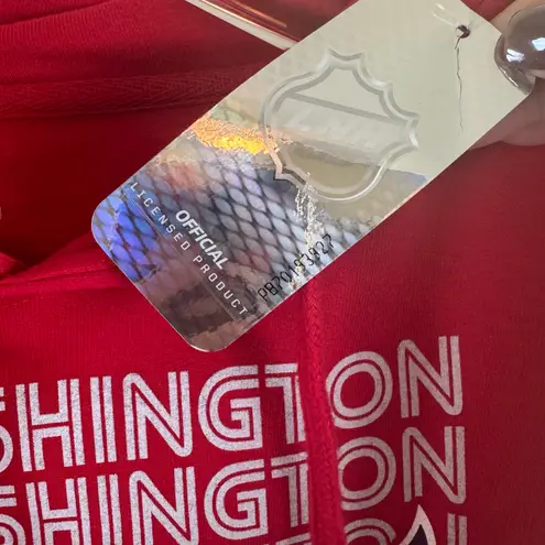 Washington Capitals Hoodie Medium Red NHL Fan Pullover