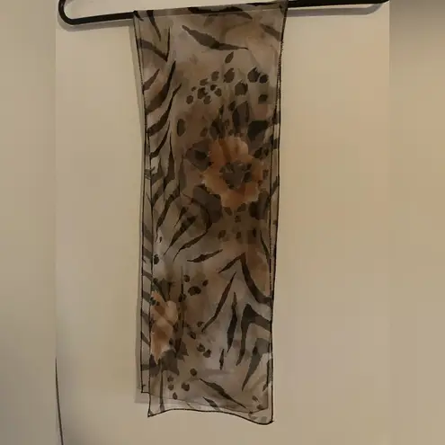 Vintage Leopard Neck Scarf / Headscarf