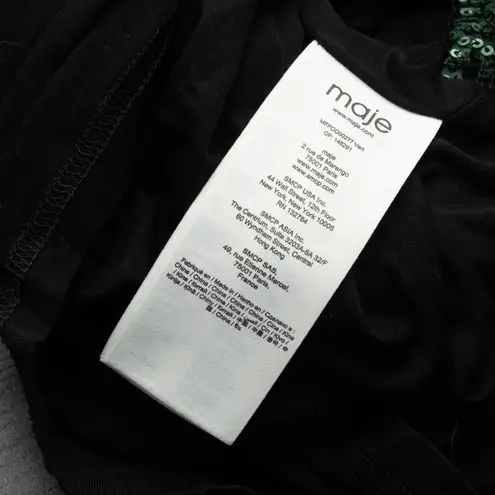 Maje - Green Sequin Romper.