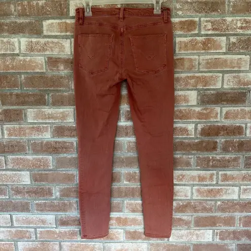 Hudson Nico Super Skinny Jeans Size 27 Red Dusty Rose