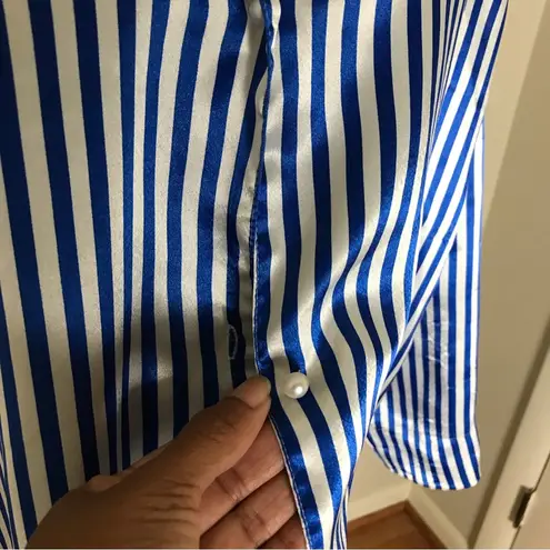 Victoria's Secret  Blue/White Stripe Sleepdress