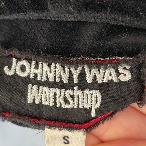 Johnny Was Workshop Blair Velvet Embroidered Statement Blazer Coat Jacket Small