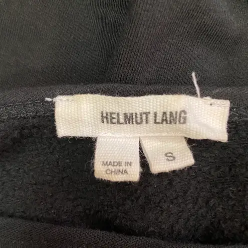 Helmut Lang oversized pullover Villous sweatshirt Black Size Small